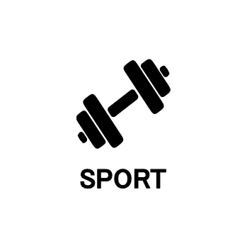 Papír Označto Štítky do šatny - s popiskem - Sport Barva písma: Bílá