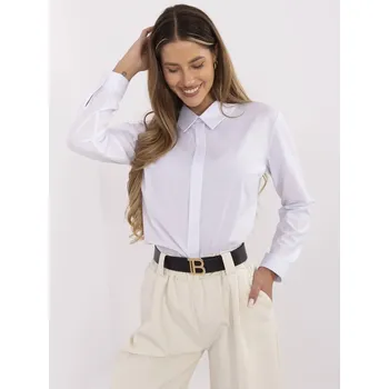 Dámská tunika Elegantní bílá košile LK-