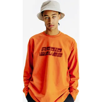 Dámská mikina DECATHLON Pánské tričko s dlouhým rukávem Lifetech s potiskem M ORANŽOVÁ