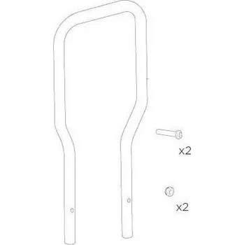 Příslušenství ke střešnímu nosiči Thule rám na upevněí ramen kola 55289