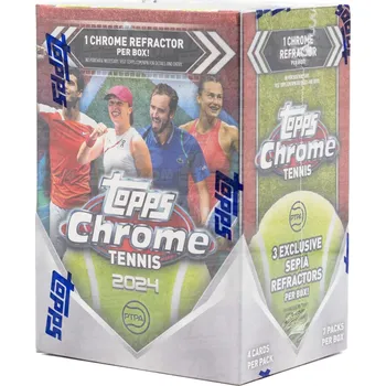 Sběratelská karetní hra 2024 Topps Chrome Tennis Blaster Box
