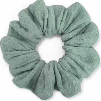 ESITO | Scrunchies mušelínová Olive - olivová / UNI
