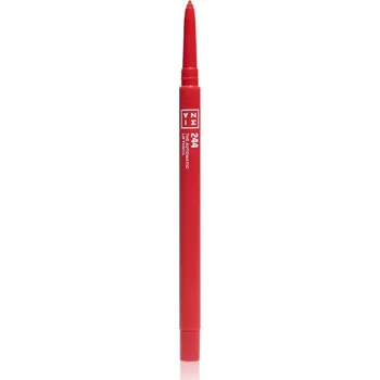 Tužka na rty 3INA The Automatic Lip Pencil konturovací tužka na rty odstín 244 - Classic red 0.35 g