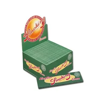 Papírky Smoking Green King Size, 33 ks v balení | box 50 ks