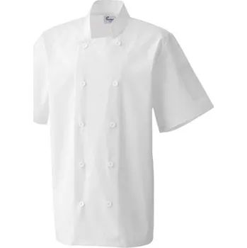 Gastro oděv Premier Workwear Kuchařská bunda s krátkým rukávem PR656 White L