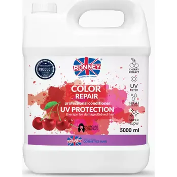 Vlasová regenerace Ronney Professional Conditioner Color Protect Cherry Fragrance - Kondicionér s extraktem z japonské třešně 5000 ml