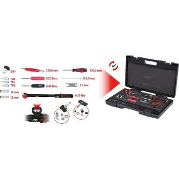 Nářadí pro automobil Přípravky na montáž a demontáž TPMS senzorů a ventilků, sada 13 kusů - KS TOOLS 100.1180