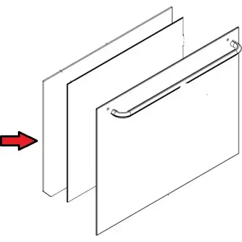 Příslušenství pro troubu Vnitřní sklo dveří do trouby Gorenje Mora (859298)