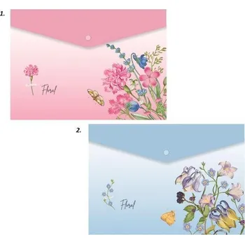 Obálka Desky plastové s drukem Spree A5 - Květiny, mix