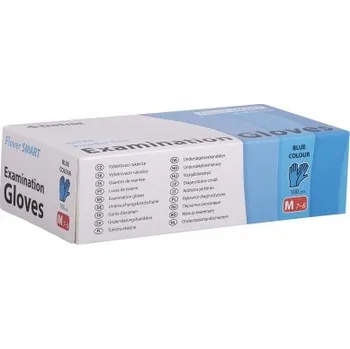 Pracovní rukavice Batist Medical Batist Flower Premium Rukavice nitrilové, bezpudr., AQL 1,5 -100ks, modré, nesterilní Velikost: M