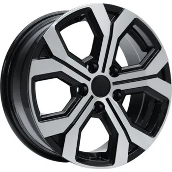 Disk Alu kola AGT 16260, 16x6.5 5x114.3 ET40, černá + leštění