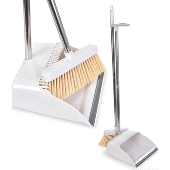 NEHRBÍCÍ DUO | 2v1 smeták s dlouhou rukojetí a vyčesávací lopatkou | 91 cm