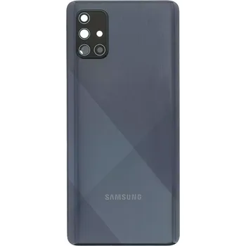 Náhradní kryt pro mobilní telefon Samsung Galaxy A71 zadní kryt baterie černý A715 použitý