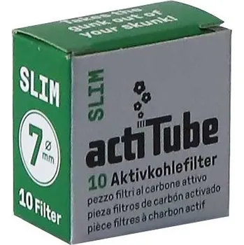 Filtry ActiTube SLIM, 7 mm, 10 ks v balení | box 20 ks