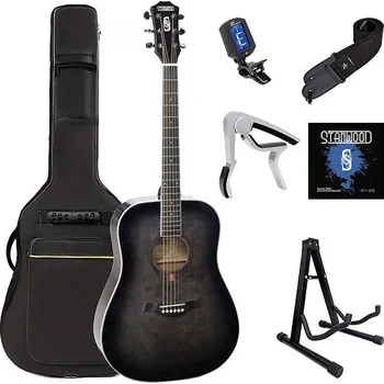 Kytara Stanwood PRO 3 BK Acoustic Set