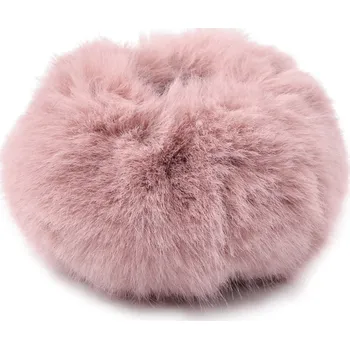 Kožešinová manžeta na rukáv šíře 10 cm pružná pudrová 10 ks