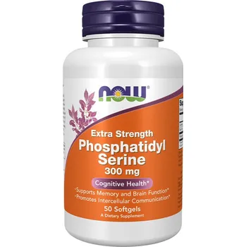 Doplněk stravy Now Foods Fosfatidylserin 300 mg Extra Strength 50 kapslí