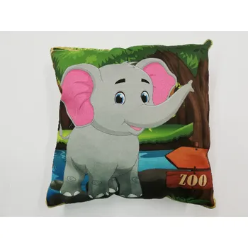 Nákupní taška Polštář 30 x 30 cm - Sloník v džungli