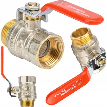 Ventil Kulový kohout DIAMOND 3/4'' zawór 3/4 wz dn20 dławik rączka mosiądz