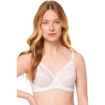 Podprsenka Soft krajková podprsenka Triumph Compliment bílá 80C