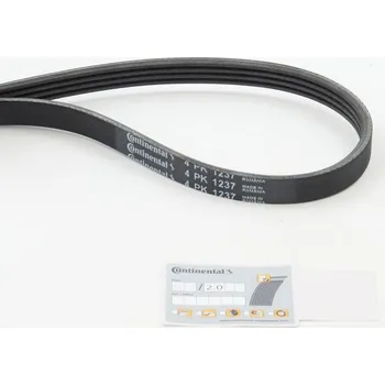 Autodíl ozubený klínový řemen CONTINENTAL CTAM 4PK1237