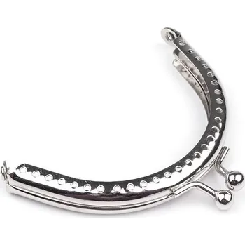 Rámeček na výrobu peněženky našívací 8x9 cm nikl 10 ks