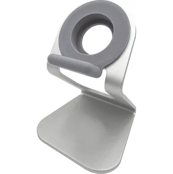 AhaStyle ST03 hliníkový stojánek pro Apple Watch - stříbrný