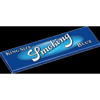 Papírky Smoking Blue King Size, 33 ks v balení