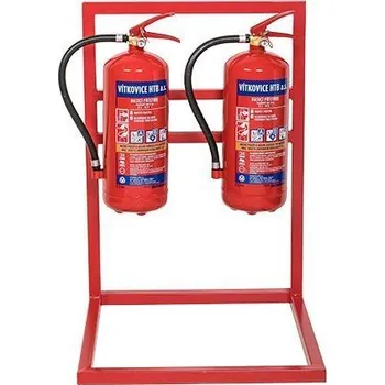 Hra na policii a hasiče Kovový stojan na 2 ks hasících přístrojů