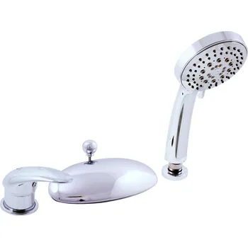 Vodovodní baterie DUNAJ - Vanová baterie 3-otvorová, vodopád, Chrom D470.0S, RAV Slezák Barva: Chrom, Rozměr: 1/2"