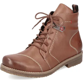 Dámské kozačky Dámská kotníková obuv RIEKER 73501-24 hnědá W5 38