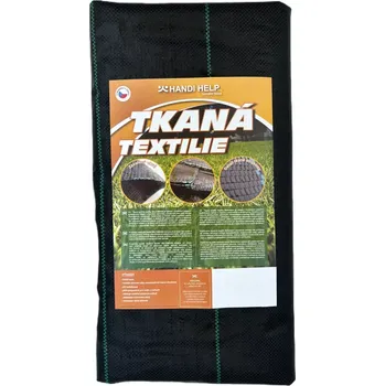 Mulčovací textilie Tkaná textilie 1,62 x 20 m; černá (Výhodou tkané textilie je její dlouhá životnost a také pevnost.)