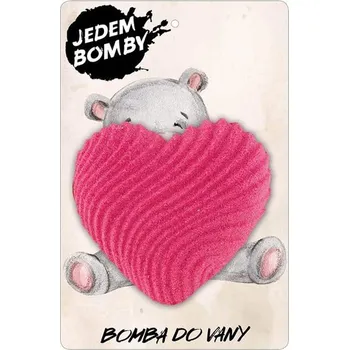 bomba do koupele Šumivá pěnivá bomba Srdce 90g