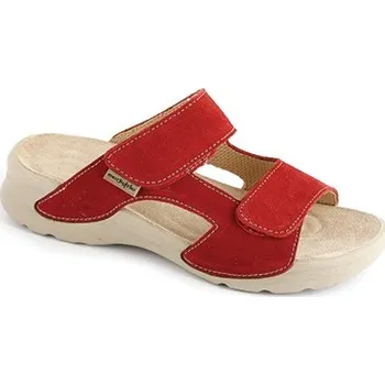 Dámská obuv Medistyle zdravotní pantofle MIRKA LM-T15 Barva: červená, Velikost: 40