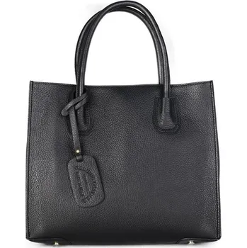 Kabelka ITALSKÉ Dámské kožené kabelky Melina černé