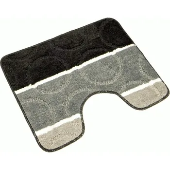 Koupelnová předložka Koupel. předložka-AVANGARD 60 × 50 700/892 černošedá kola