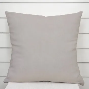 Povlak na polštářek Dekorační povlak na polštář Velur VLR-002 Světle šedý 50 x 50 cm