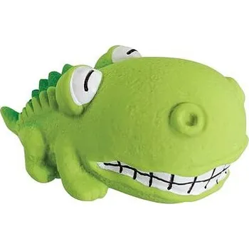 Hračka pro psa HipHop Dog Mini krokodýl BigHead 9 cm, se zvukem, latex, Hip