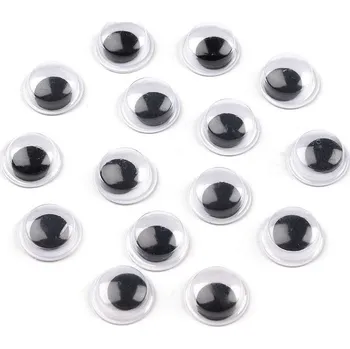 Samolepicí oči Ø8 mm viz foto 200 ks