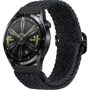 Řemínek na hodinky BSTRAP | BStrap Braid Nylon reminek na Garmin Vivoactive 5, black