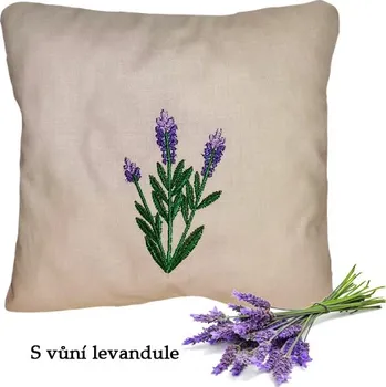Nákupní taška Polštářek 20 x 20 cm - Levandule na vanilkové