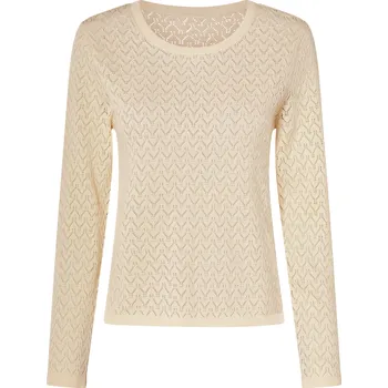 Dámský svetr esmara® Dámský svetr s podílem lnu (béžová, L(44/46))