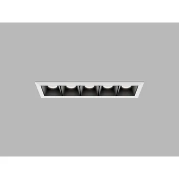 LED panel Zápustné lineární LED2 svítidlo LINEAR II CRI90 stmívatelné Varianta: LINEAR II 5, 147 x 45 mm, bílá, 10 W, 1400 lm, 3CCT, DALI