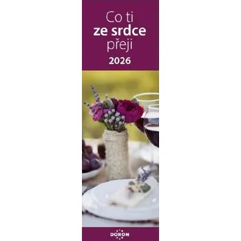 Kalendář Co ti ze srdce přeji 2026 - nástěnný kalendář