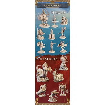 Desková hra TLAMA games Cyclades: Legendární edice: Hrdinové & mytičtí tvorové – doplněk