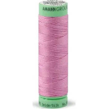 Nit Hedvábné nitě Amanda Mettler 50 m k obšívání knoflíkových dírek růžová sv. 5 ks