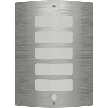 Zabezpečovací technika vidaXL Nástěnné svítidlo z nerezové oceli, s čidlem pohybu [41098]