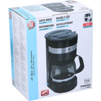 Kávovar ALLRIDE Kávovar 24V/300W, 0,65 lt, 4 -6 šálků