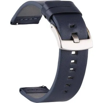 Řemínek na hodinky BSTRAP | BStrap Fine Leather reminek na Samsung Galaxy Watch Active 2 40/44mm, blue (SSG022C03)