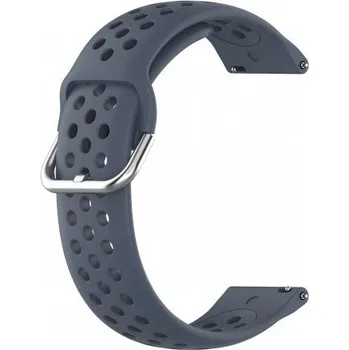 Řemínek na hodinky BSTRAP | BStrap Silicone Dots reminek na Huawei Watch GT/GT2 46mm, dark gray (SSG013C1303)